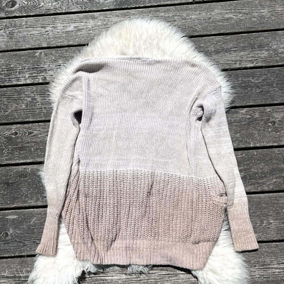 Victoria’s Secret Ombré Knitted Cardigan Grandpa Sweater - Picture 7 of 10